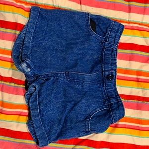 Size 4T Girls Blue Jean Shorts Garanimals